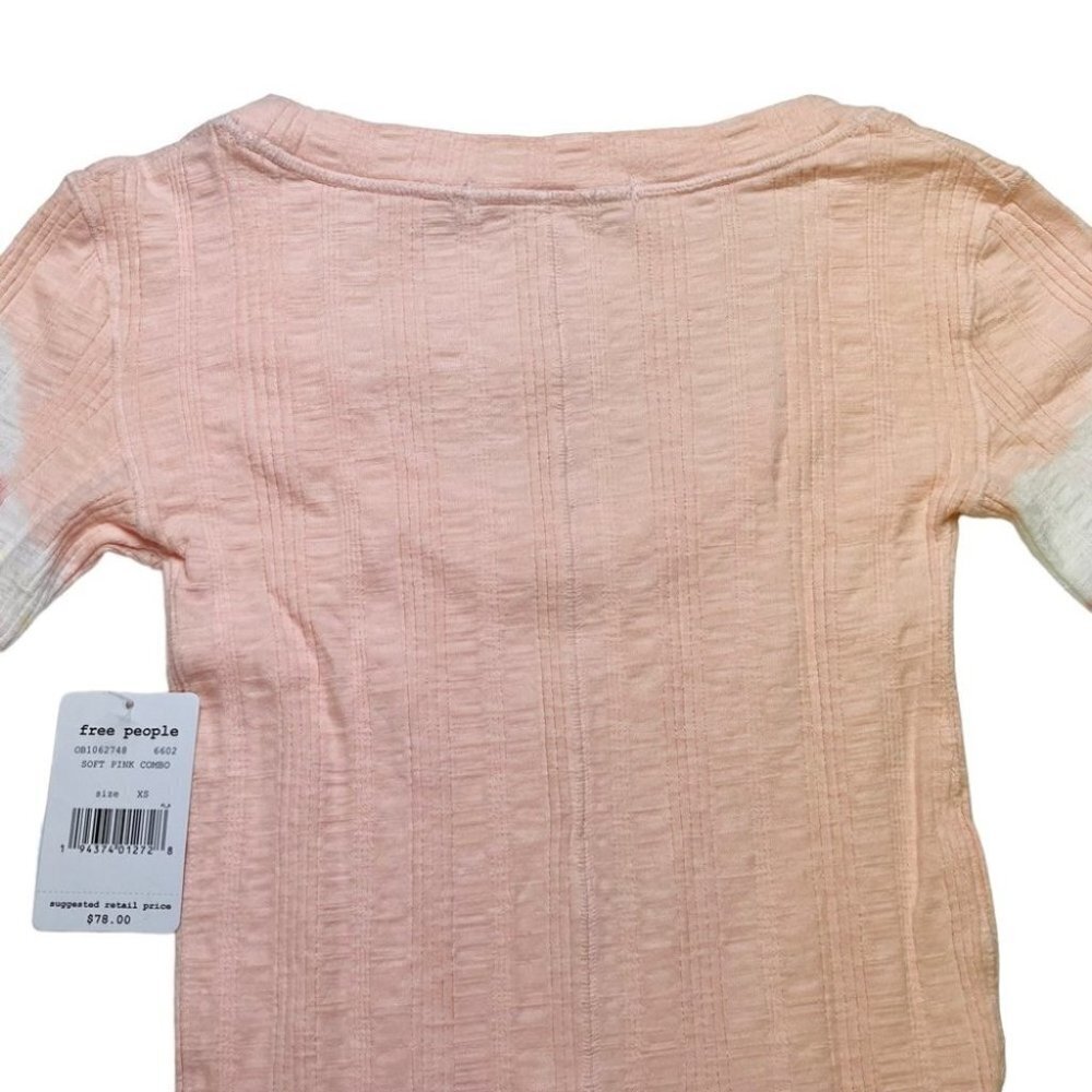 Free People Tie-Dye Scoop Neck Long Sleeve Size XS - Picture 8 of 12
